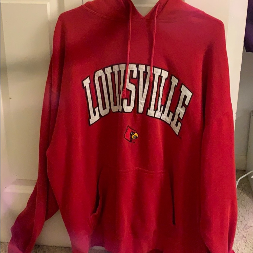 Louisville red hoodie